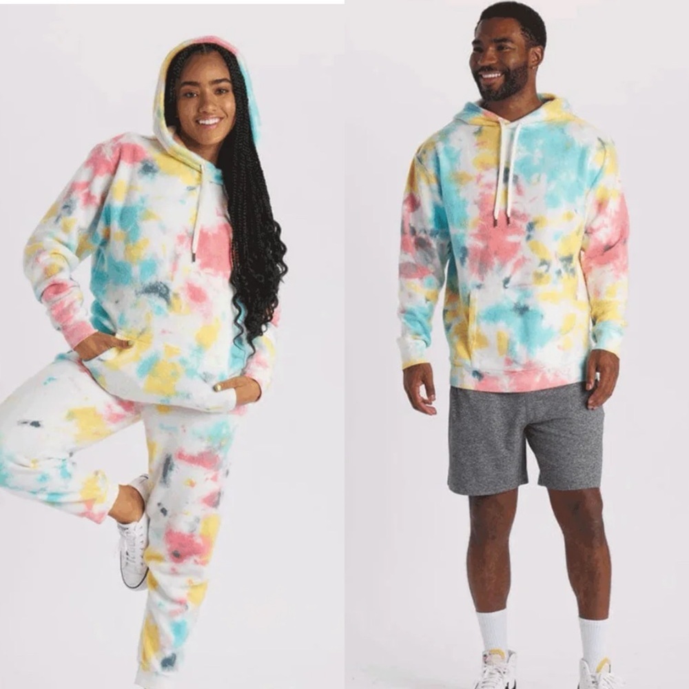 Feat Unisex Pastel Pebble BlanketBlend Hoodie size Small